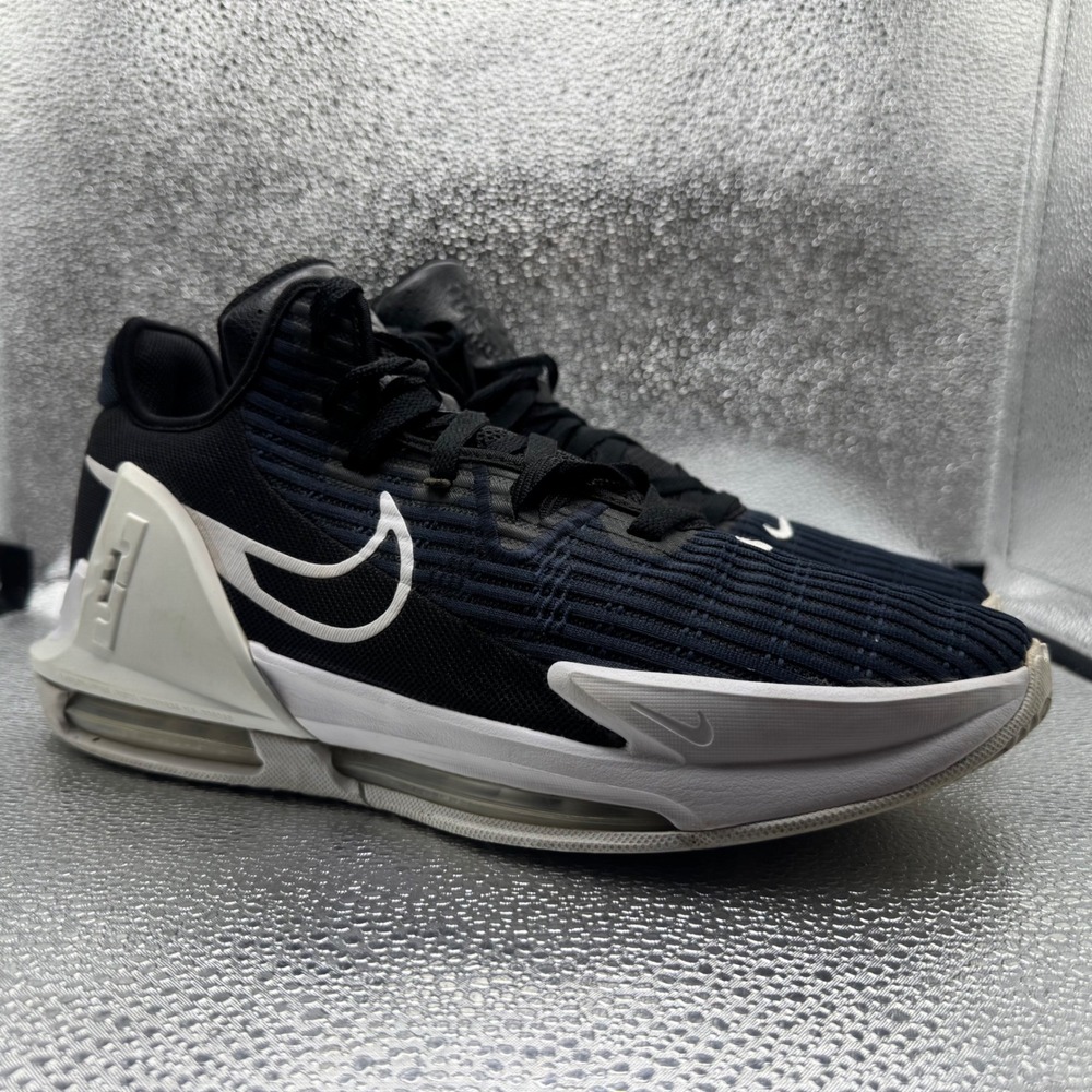 Size 10.5 Nike LeBron Witness 6 Basketball Shoes Mens Navy Blue Good CZ4052-002